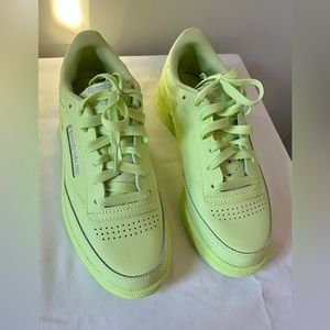 Green Reebok Club C 85 sneaker